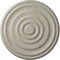 Ekena Millwork Carton Ceiling Medallion (For Canopies up to 3 3/4"), 17 3/4"OD x 1 3/8"P, Pot of Cream Crackle CM18CAPCC - alternate 1